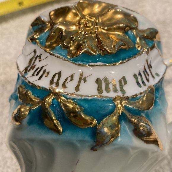 Forget me not cup 1900-1909 antique gilded - Picture 5 of 7